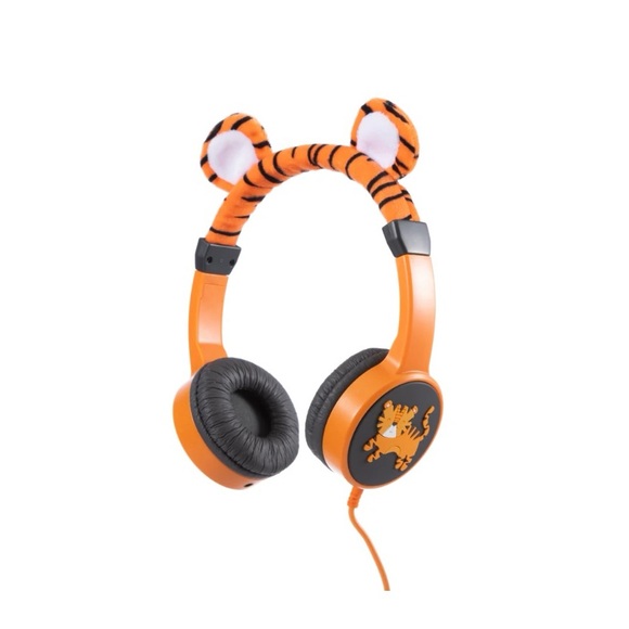 Planet Buddies Charlie the Tiger Furry kids wired headphones - Picture 7 of 15